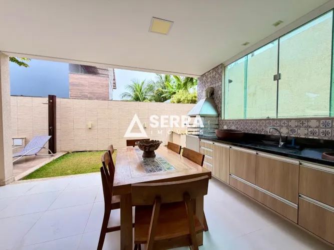 Alphaville Litoral Norte 1 | Casa 4 Suítes | 277m² | Duplex | Condomínio Fechado | Total c