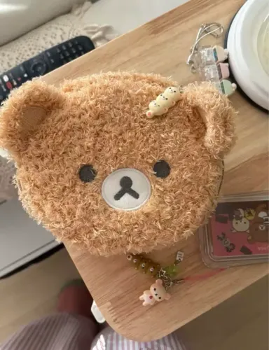 necessaire rilakuma organizador maquiagem importado novo