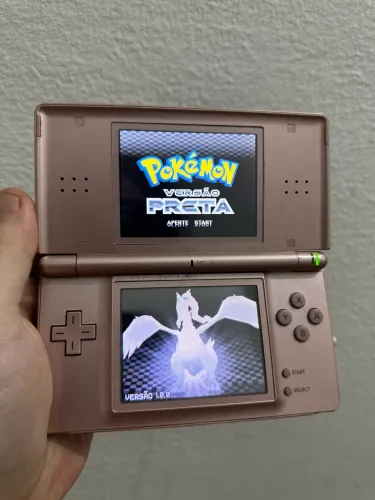 Nintendo DS LITE Rose + 50 Jogos instalados + Cartucho R4 + Case Original