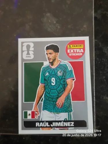 Extra sticker Raul Jimenez prata copa 2026