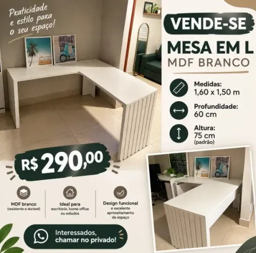 Mesa de estudos e trabalho