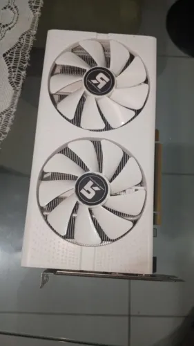 Placa de Vídeo RX 580 8GB Game Revolution Branca (Não dá vídeo)