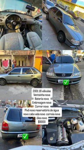 Volkswagen Gol Geração III Plus 1.0 MI 16V Gasolina Mec. 2P 2001