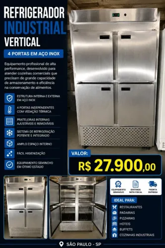 Refrigerador Industrial Vertical