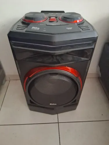 Alto Falante E Carcaça De Caixa Som Potente Philco Pcx 7100