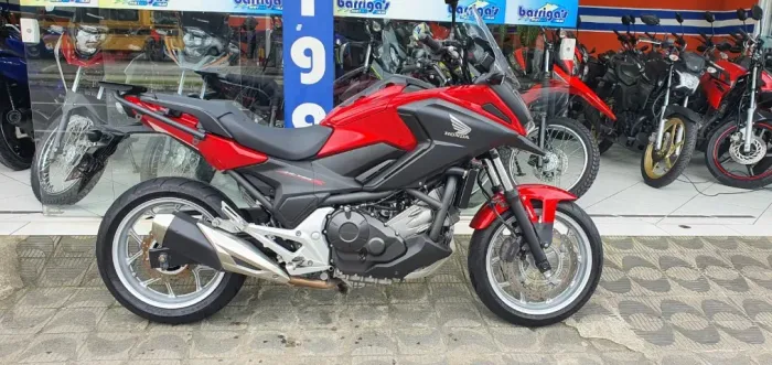 Honda Nc 750x Abs 2020 Vermelha Baixo Kms Impecável