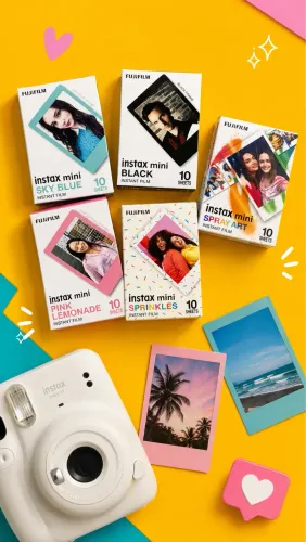 Filme insta mini com 10 fotos