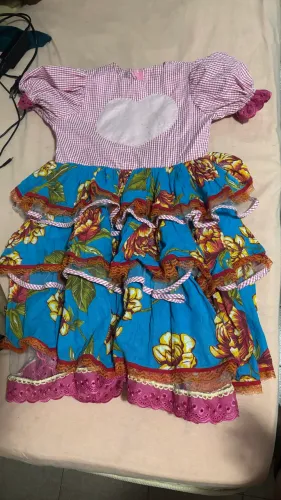 Vestido festa junina adolescente