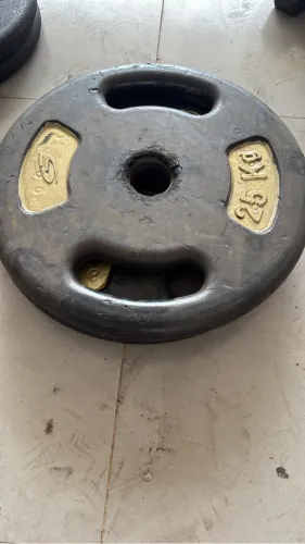 Anilhas 25kg Emborrachadas