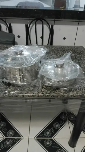 Panelas Galya inox fundo triplo