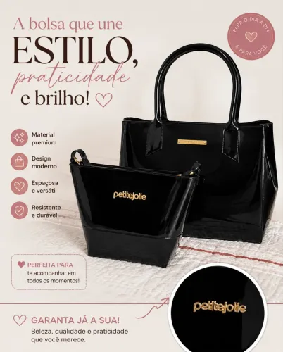 Bolsa petite jolie 100 as duas