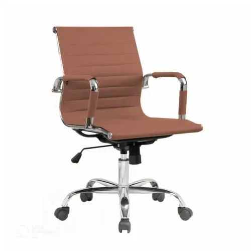 Poltrona Diretor Charles Eames Caramelo Elegância E Conforto Profissional 32883