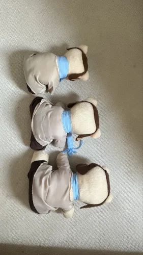Trio de urso aviador 