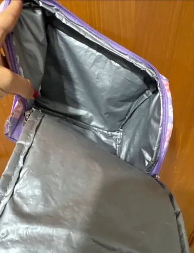 Kit bolsa rodinha + lancheira Stitch 