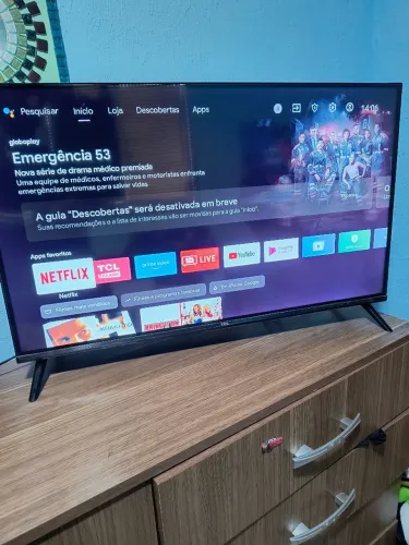 TV TCL semi nova oportunidade única