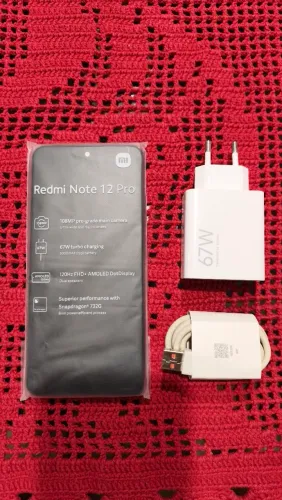 Celular Xiaomi Redmi Note 12 Pro 4G - 8GB RAM + 256GB - Grafite Gray - Versão Global