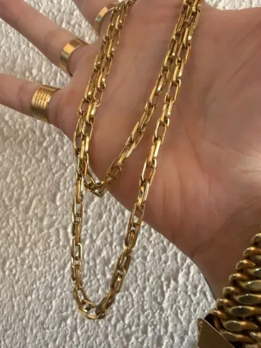 Corrente de ouro 16.56g 18k procedência garantia eterna