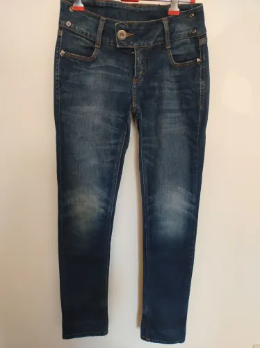 Calça jeans, Zoomp, cintura baixa,tamanho 38