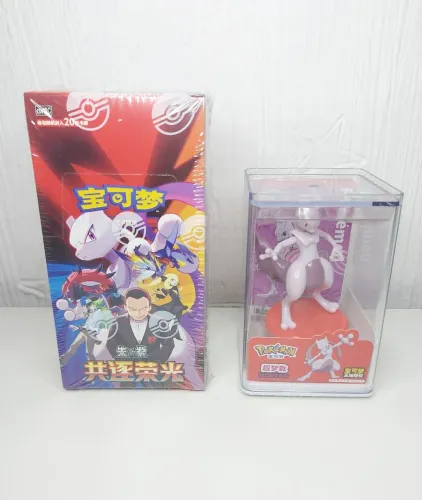 Jumbo Booster Box Pokémon TCG - The Glory of Team Rocket (CSV10C) + Figure Mewtwo