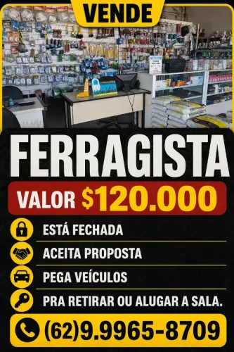 Vende loja para retirar ou continuar no ponto.