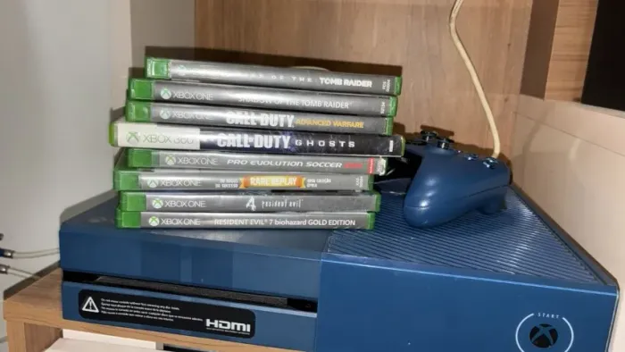 XBOX ONE SPECIAL EDITION FORZA 6 COM 8 JOGOS FÍSICOS