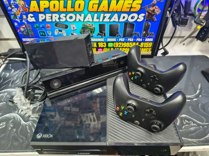 Vendo Xbox One Fat 500gb completo com cabos originais