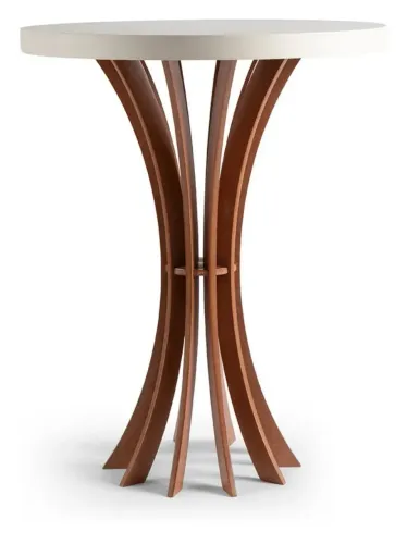 Mesa de canto Calice - [Nova na caixa] 50cmx60cm
