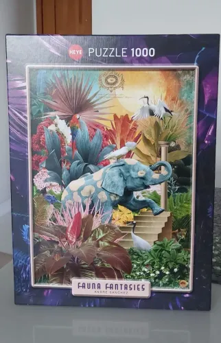 Quebra-cabeça HEYE 1000 peças- Fauna Fantasies.