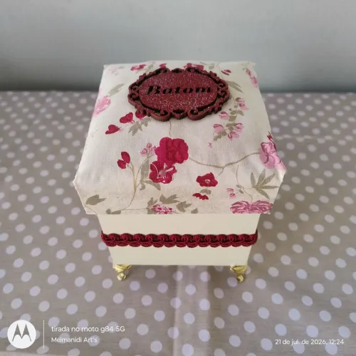 Porta Batons Floral
