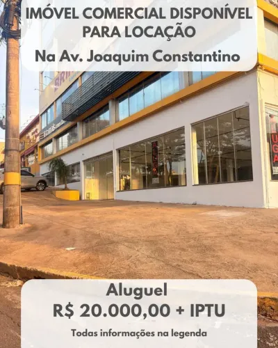 Imóvel comercial para locação na Av. Joaquim Constantino  alto fluxo e localização estraté