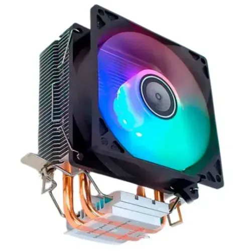 Air Cooler Gamer Brazil PC CL-SA90R LED Rainbow TDP 100W Frete Grátis