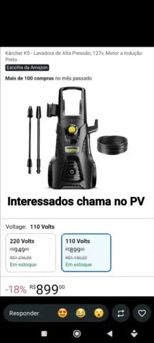Karcher K5 lavadora de alta pressão 