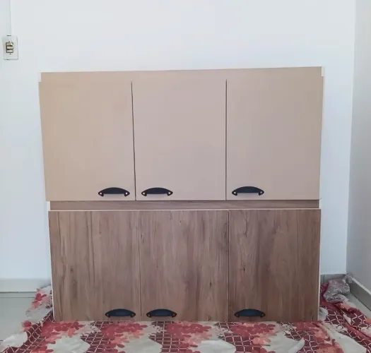 Vendo armários aéreo com dobradiças anti impacto em mdf
