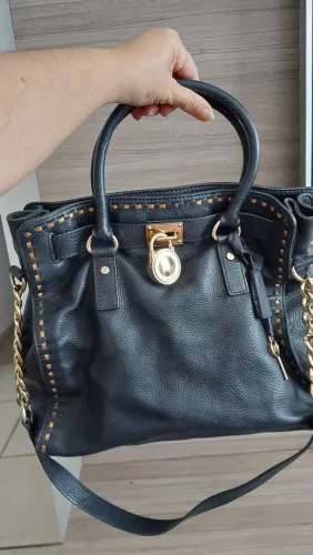Bolsa couro Michael Kors 
