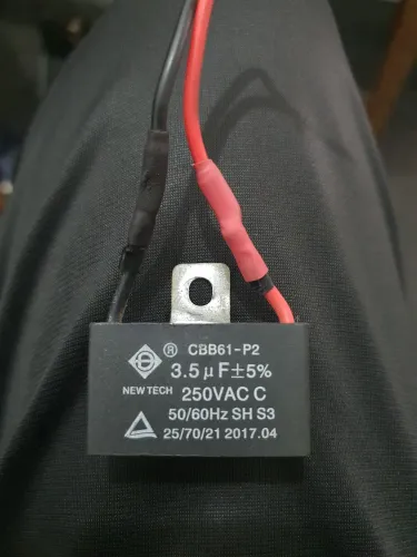 CAPACITOR PARA VENTILADOR MONDIAL E OUTROS