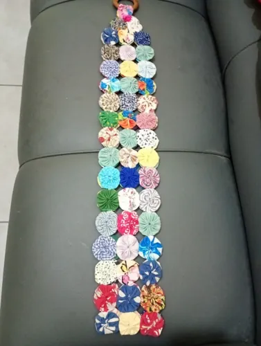 Porta papel higienico em fuxico