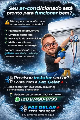 Instalação de split  e manutenção em ar condicionado 