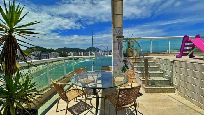 COBERTURA DUPLEX COM VISTA ESPETACULAR Á VENDA NA PRAIA DAS ASTÚRIAS