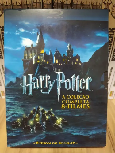 Blu-Ray Box Harry Potter Coleção Completa + brindes