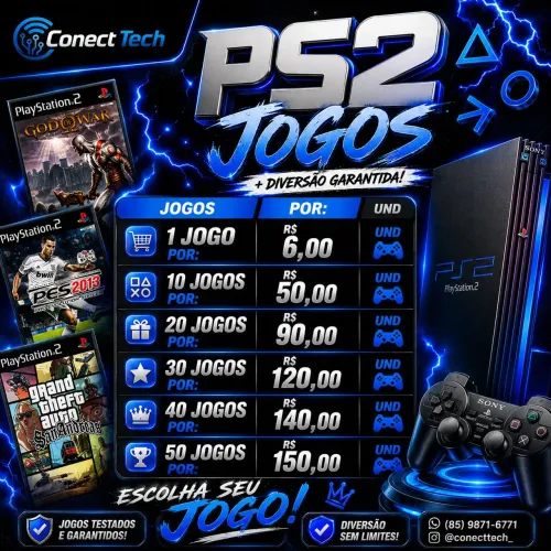 INSTALAÇÃO DE JOGOS PS2