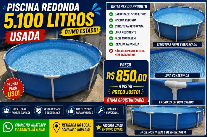 Piscina 5000 Litros