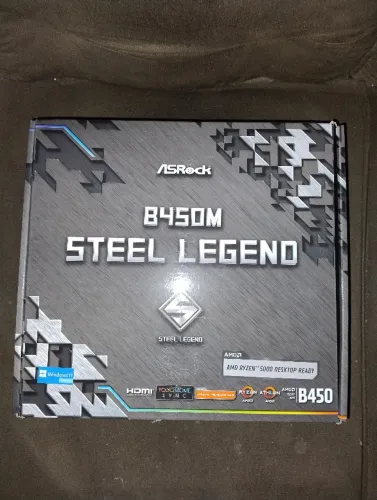 Placa mãe Asrock B450M Steel Legend 