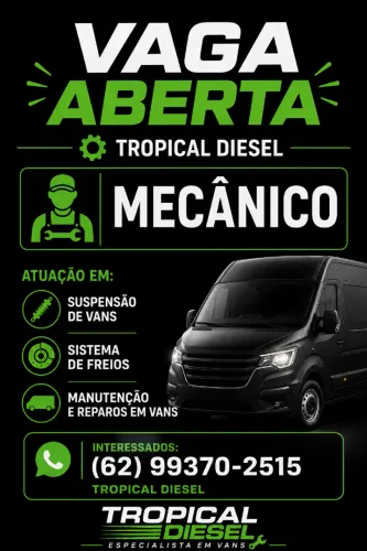 Contrato mecânico para suspensão e freios de Vans
