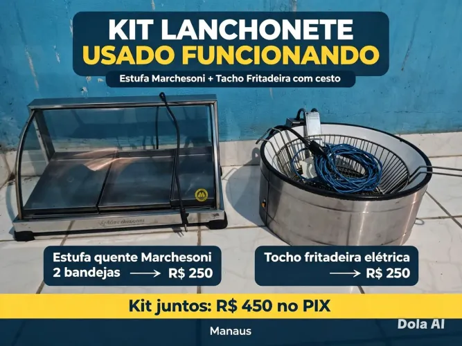 kit merenda para venda
