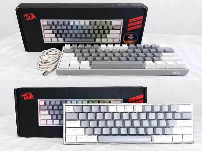 Teclado mecânico 60% - Redragon fizz RGB