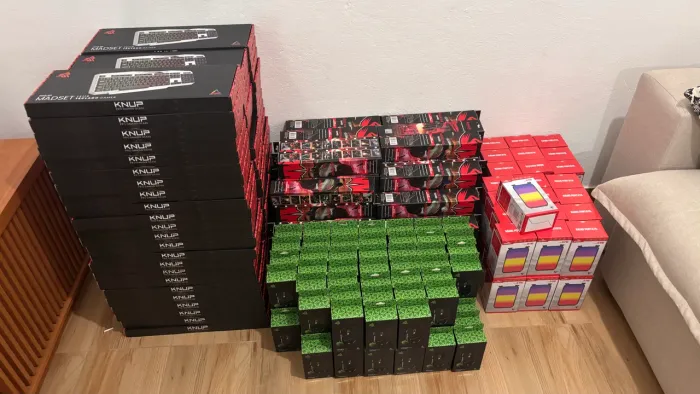 QUEIMA DE ESTOQUE GAMER - LOTE COMPLETO C/ NOTA FISCAL (272 ITENS) PREÇO DE ATACADO 