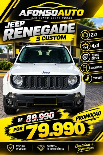 Jeep Renegade Custom 2.0 4X4 TB Diesel Aut. 2018