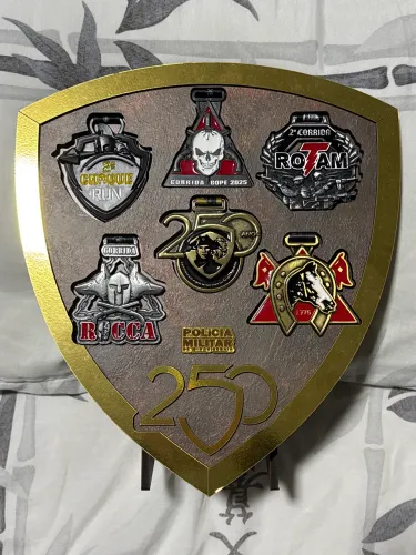 PMMG 250 Porta Medalhas Completo