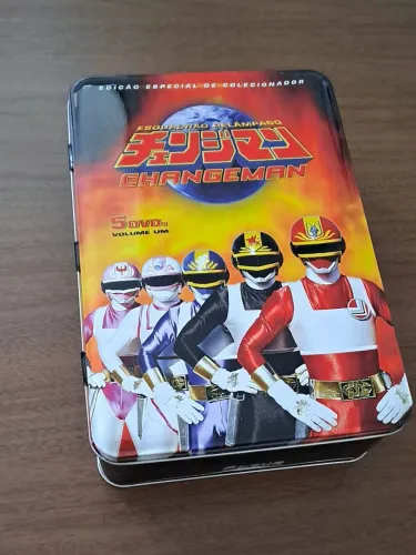Box Esquadrão Relâmpago Changeman Vol. I 5 DVDs Edição especial 