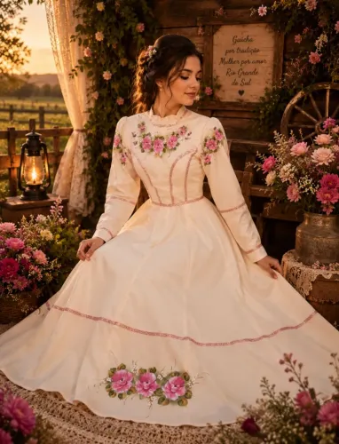 Vestido de prenda